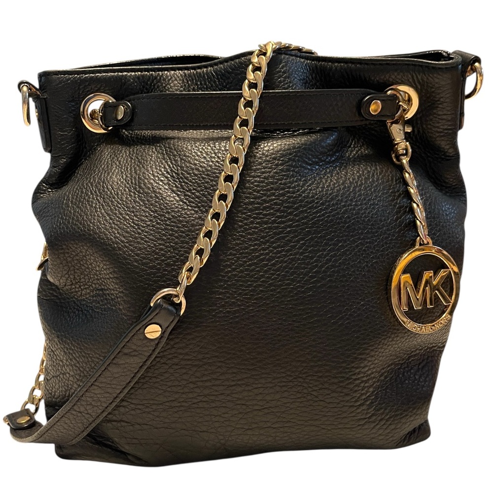 Michael Kors 2 way Shoulder Bag Crossbody Pebble Leather